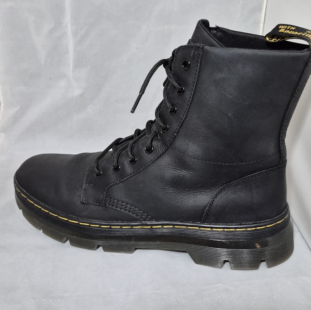 DR.MARTENS COMBS Leather Casual Boots 8 Eyelet Men's Size 13 - Picture 4 of 13